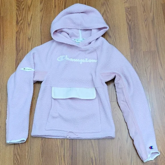 Champion Tops Champion Sherpa Pullover Womens Hoodie Xs Poshmark